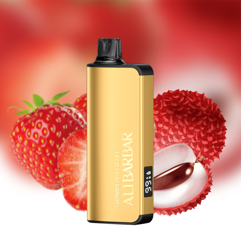 STRAWBERRY LYCHEE - Alibarbar Ingot 9000 Disposable Vape