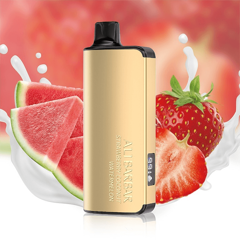 STRAWBERRY COCONUT WATERMELON - Alibarbar Ingot 9000 Disposable Vape
